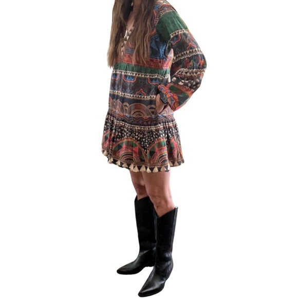 FARM RIO Printed Tunic Dress (S) - Picture 6 of 6